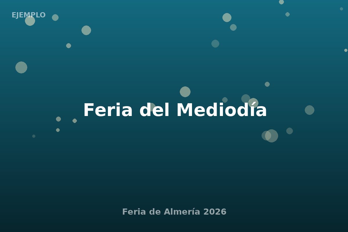 [demo] Feria del Mediodía